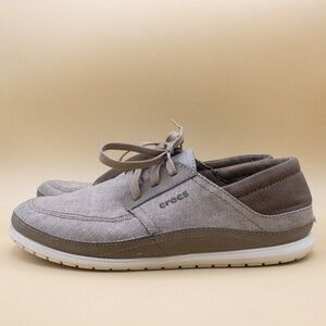 Crocs Santa Cruz Playa Brown Casual Shoes 204837 Men's Size 9